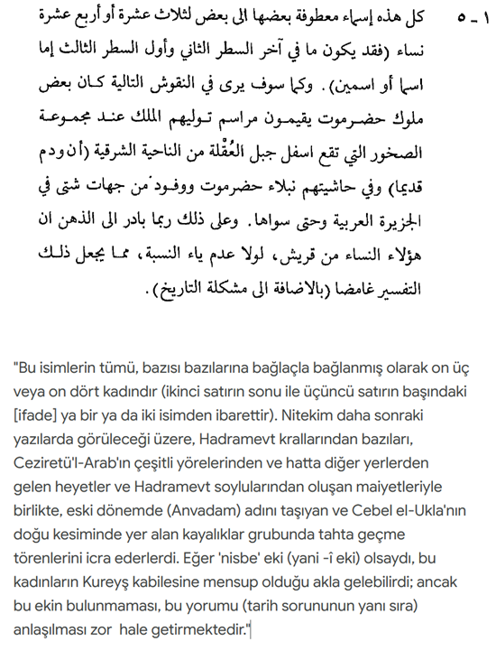 hakuin_zn's tweet photo. Habsal  KURAYŞUM (RES 4693) yazıtı ile aynı şehirde bulunmuş  diğer tartışmalı yazıt (RES 4862) Epigrafist A. Jamme tarafından KUREYŞLİ KADINLAR  olarak okunmuş.Bir ekin yazıtta olmayışı nedeniyle okunuş şüpheli bulunmuş ama yeni bir okuma da önerilmemiş.
https://t.co/b5AiRSJ1qr https://t.co/JNr9zTJnAg