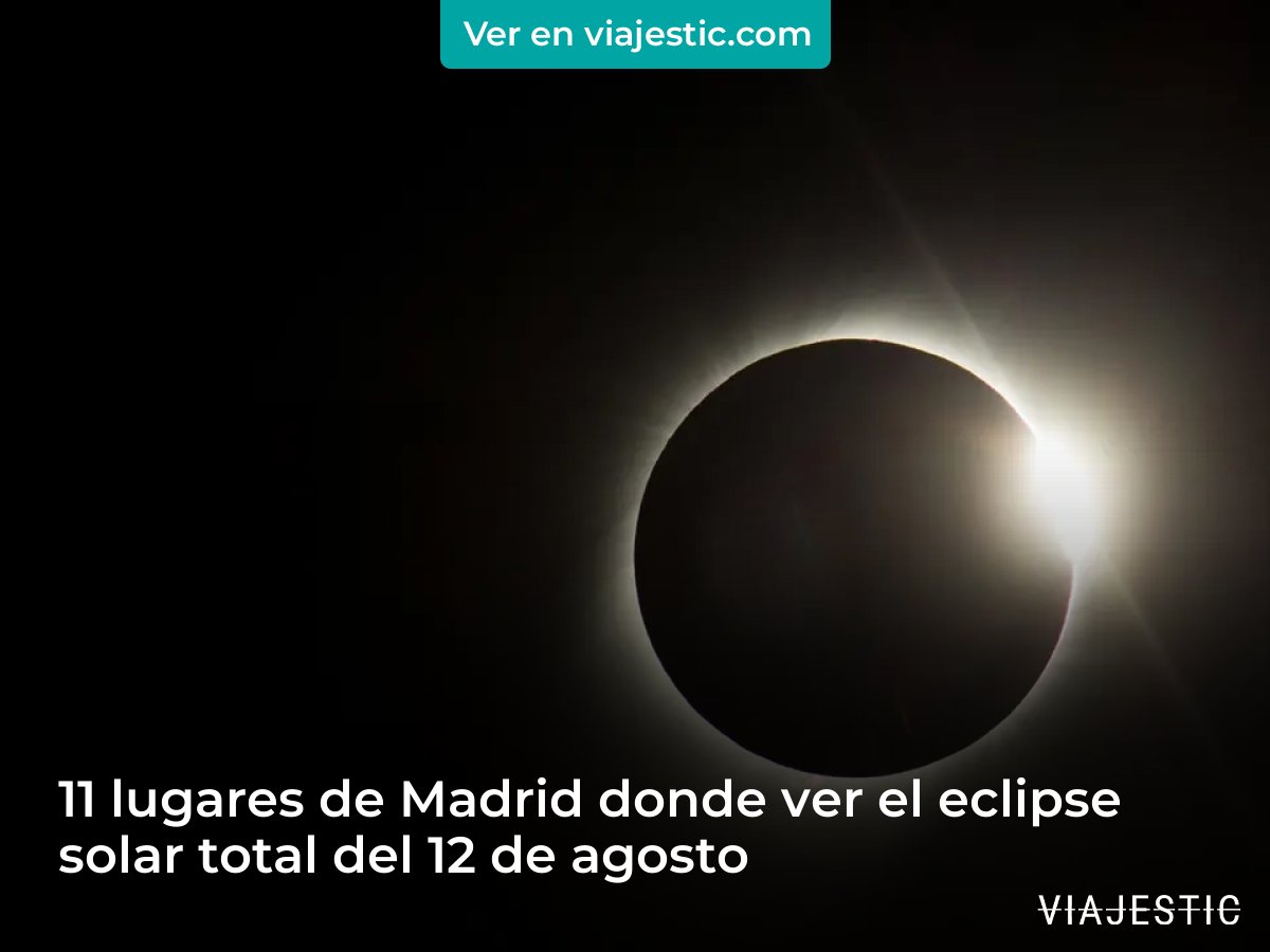 viajestic's tweet photo. La franja de totalidad solo roza el norte y el este de la región. 
 
#Viajestic https://t.co/cKvqKJhiPa