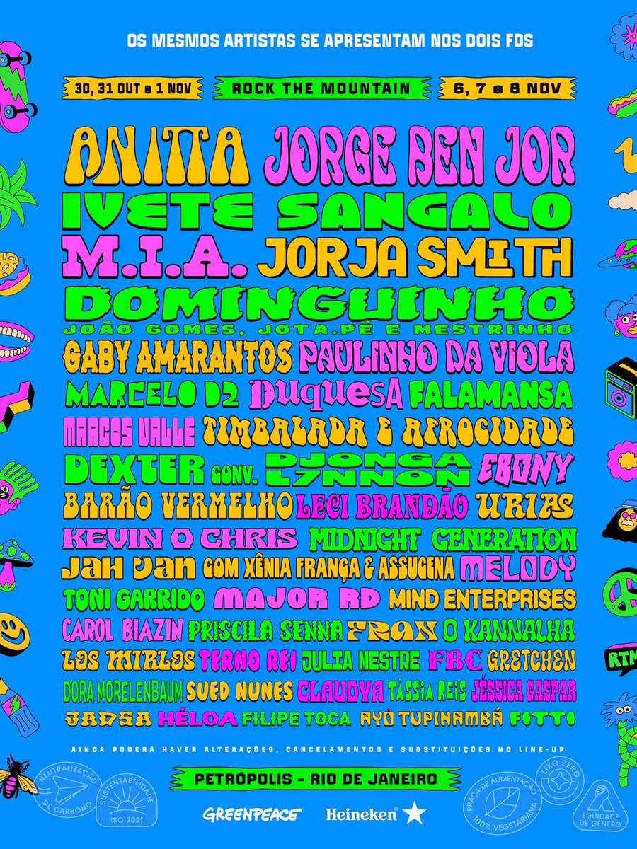 HugoGloss's tweet photo. Exclusivo! @Anitta é anunciada como headliner do @rockthemountain 2026! O festival ocorre em dois finais de semana: 30, 31 de outubro e 1º de novembro, e 6, 7 e 8 de novembro, em Petrópolis, no Rio de Janeiro. Quem vamos?! https://t.co/OIQhiEDACq