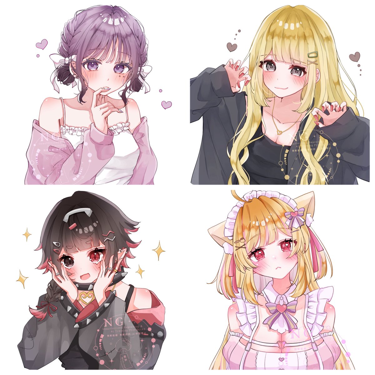 fuo___oya's tweet photo. ☁簡易依頼募集☁(8月後半〜10月納品分)

このようなクオリティのアイコンイラストを
『1枚1200円』で募集します🫶🏻💭
先着5名様のみとなります！！

DMにてご依頼お待ちしておりますっ ̫ -˘♡
#有償依頼 #簡易依頼 #量産依頼 #アイコンイラスト https://t.co/P4AR67Z9j5