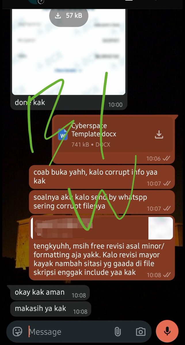 sauservice's tweet photo. #KHEBIWTESTI 

Joki daftar isi, daftar tabel, daftar lampiran, daftar gambar Laporan profesi farmasi 
Joki judul skripsi ilmu komunikasi konsentrasi PR 
Joki ubah skripsi pendidikan teknologi dan manajemen informasi ke template jurnal sinta 4 
Joki jurnal kedokteran https://t.co/i4AIfFBqAE