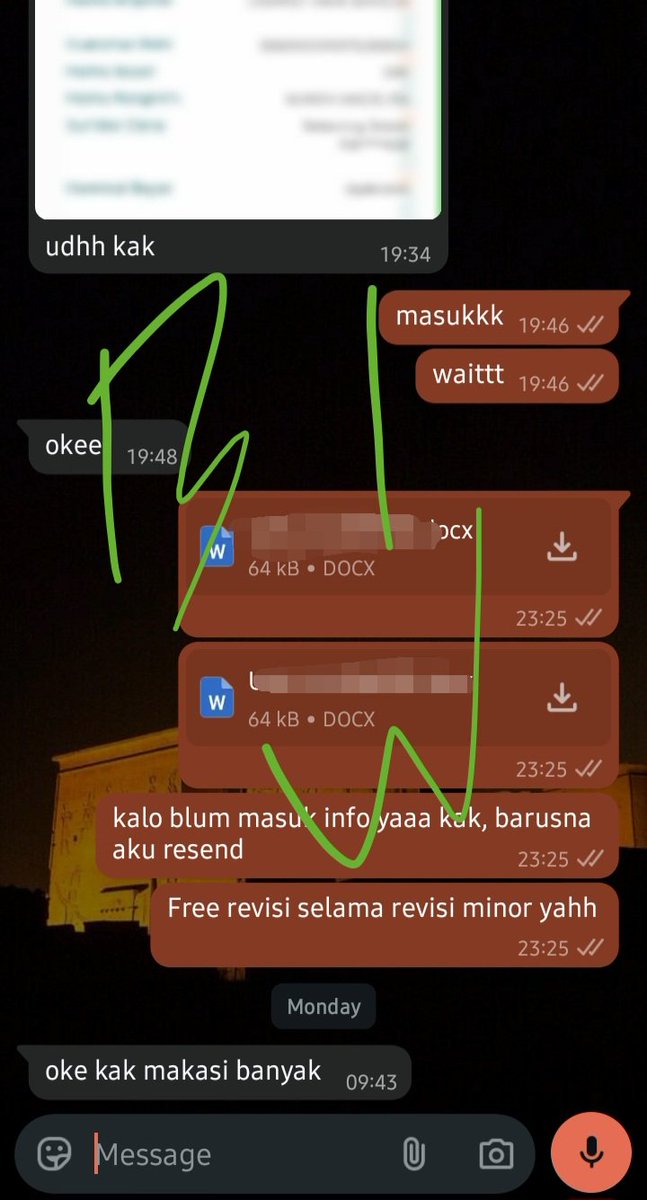 sauservice's tweet photo. #KHEBIWTESTI 

Joki daftar isi, daftar tabel, daftar lampiran, daftar gambar Laporan profesi farmasi 
Joki judul skripsi ilmu komunikasi konsentrasi PR 
Joki ubah skripsi pendidikan teknologi dan manajemen informasi ke template jurnal sinta 4 
Joki jurnal kedokteran https://t.co/i4AIfFBqAE