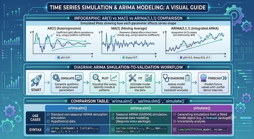 steveondata's tweet photo. #R #ARIMA #TimeSeries #Simulation https://t.co/FHDH6mAlY6