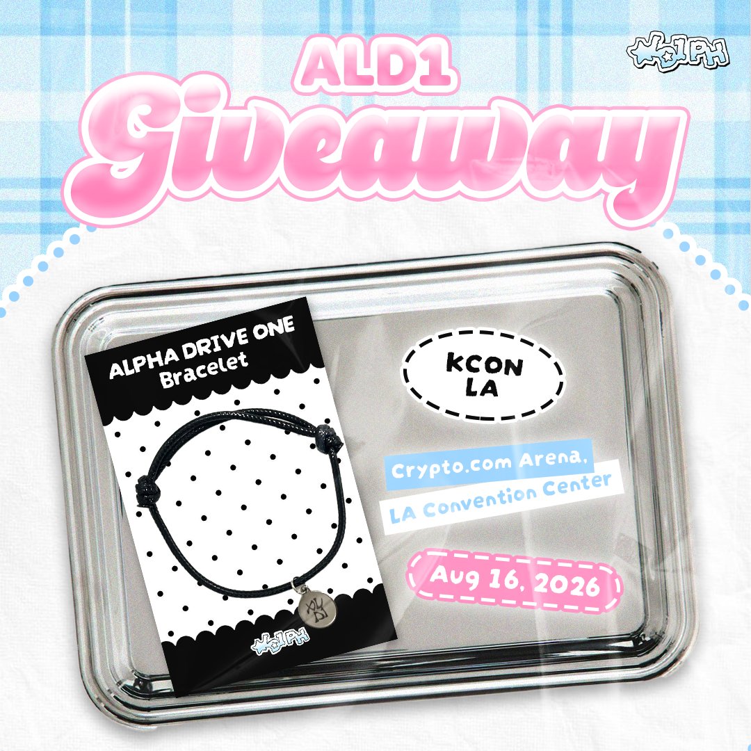 ALD1_PH's tweet photo. ๐ข Alpha Drive One Philippines has prepared a special giveaway for our fellow Allyz! ๐ฉต
Catch us as we show our love and support for Alpha Drive One at:
๐ August 16, 2026 โ KCON LA at Crypto(.)com Arena, LA Convention Center
Hereโs a preview of the small gift weโll be giving away at the venue โ Please donโt be shy to approach us when you see us! โก
We canโt wait to meet everyone there, celebrate together, and watch ALD1 together! โช(เนแดโกแดเน)โช
See you there, Allyz! ๐
#KCON #KCONLA2026
#ALPHADRIVEONE #ALD1 #์ํ๋๋ผ์ด๋ธ์