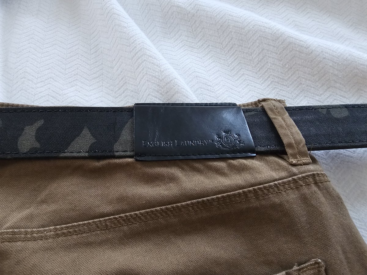 Tooth_Chipper's tweet photo. There are few satisfying morning feelings like sliding on a belt and feeling it go beneath the outer label on the waist of a pair of pants to act as another belt loop. https://t.co/32gteGLVVB