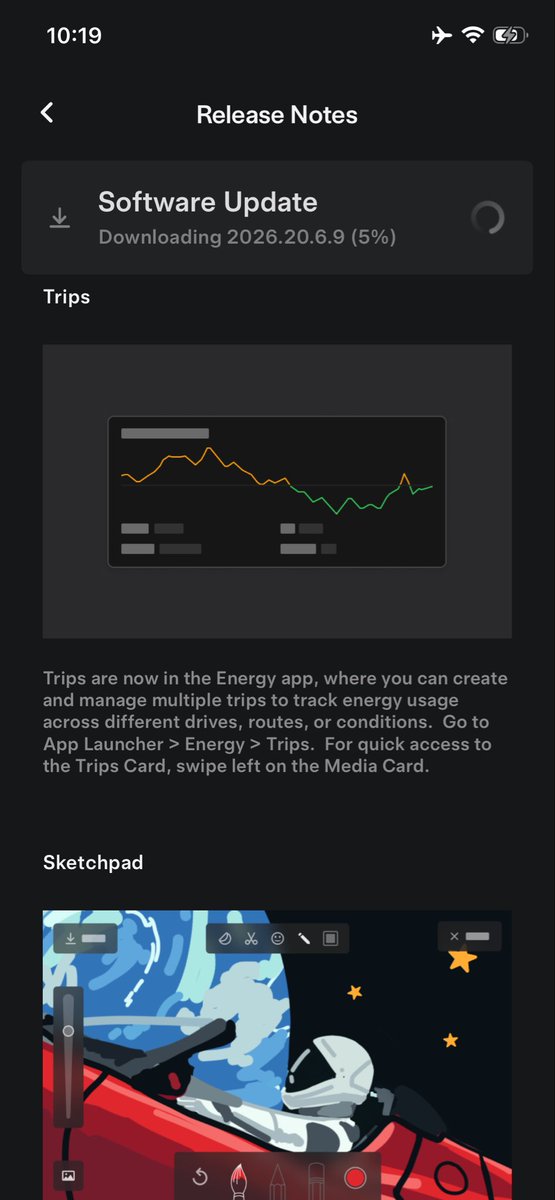ibrahimstesla's tweet photo. Just got my first update on my car. Is this the spring update? Looks like it from the updated energy app. 

Who else has got this update on HW3? https://t.co/cE0xpbZXhd