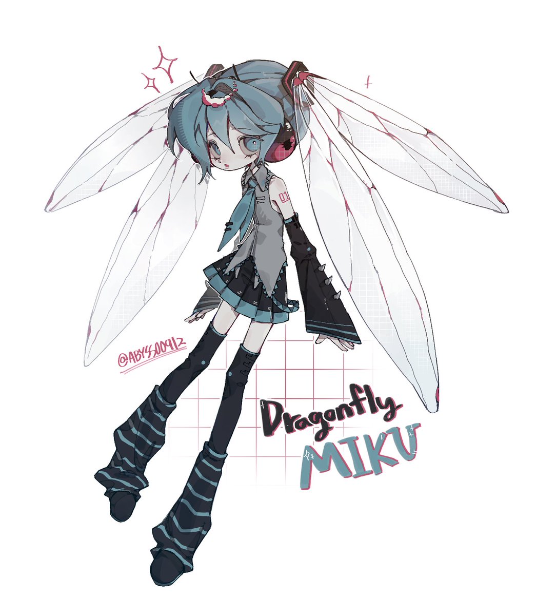 ABYSS00912's tweet photo. Dragonfly MIKU Design https://t.co/TElUNJoHy8