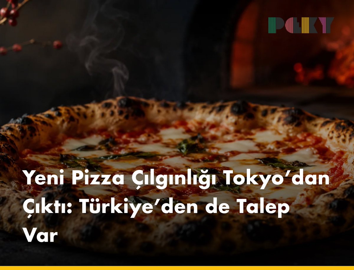 pekymedya's tweet photo. Yeni Pizza Çılgınlığı Tokyo’dan Çıktı: Türkiye’den de Talep Var

https://t.co/Q7qJF1bklw https://t.co/lPVT0DYJFC