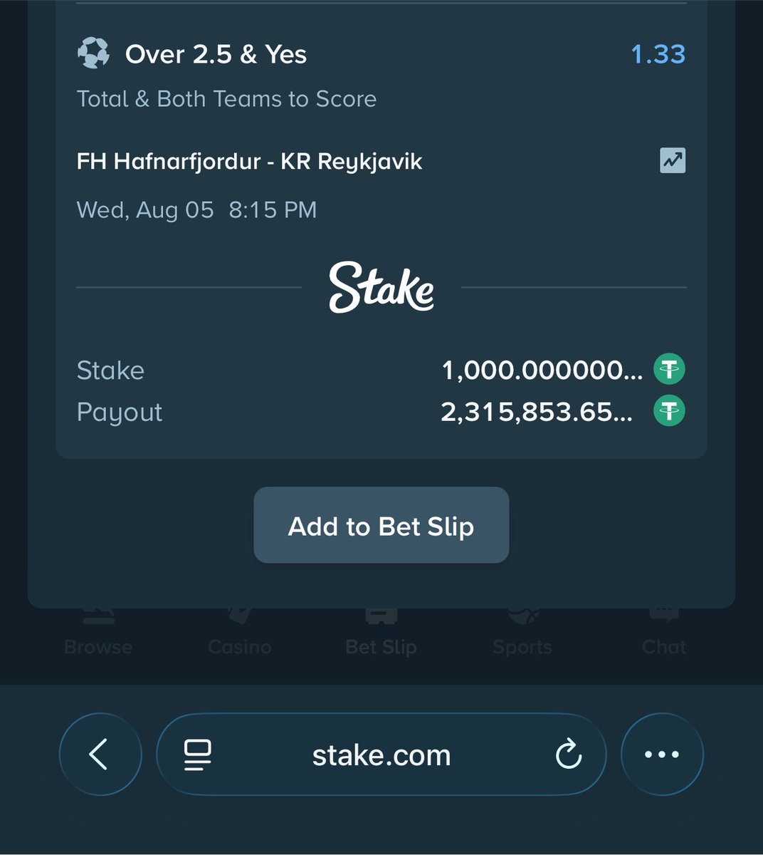Mrbankstips's tweet photo. 2.3k odds https://t.co/ZbW4pItRKw

7 odds https://t.co/56ugd9Mt6m

Register an account with Stake via link https://t.co/zNIDVi9VVx

Use welcome code ‘banks’ for weekly airdrops and bonuses 

Get the iOS app via link https://t.co/BH533u52QL

You can always contact https://t.co/oeZHXM47XD for all stake bet deposits 

Join telegram channel https://t.co/onNA2IpWas

Use stake shield for better chances of winning ✅

Bet responsibly 🔞🔞🔞