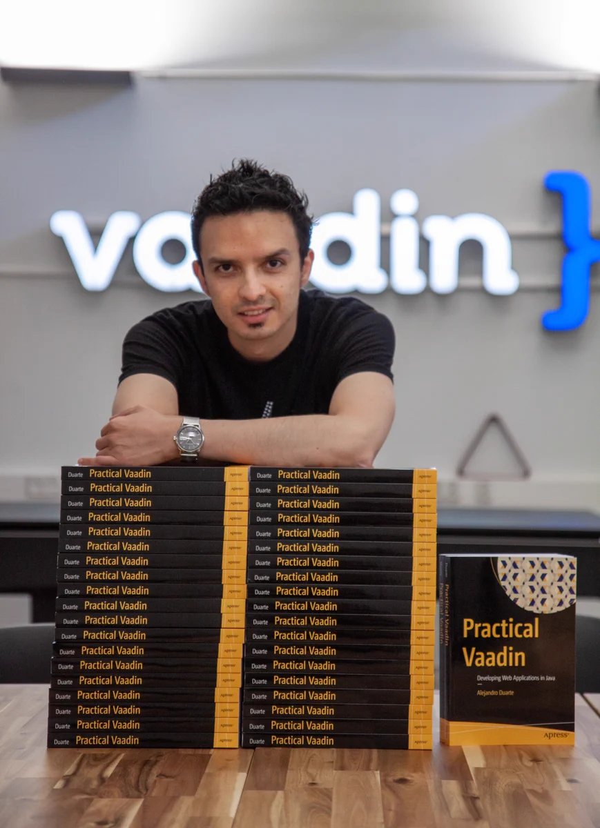 Alejandro Duarte, author of "Practical Vaadin" published in 2021 by Apress (Springer Nature).