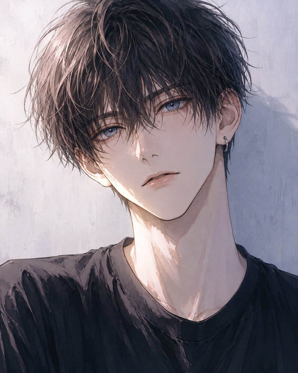 a_tsumu's tweet photo. 自分のキャラに何言ってんだって感じだけど、私の推しはハルキなんですよ。でもたっちゃんの美貌が見たくて定期的にAIにお願いしてて、気づいたらこんなんがカメラロールに沢山ある https://t.co/shcFCWdBOd