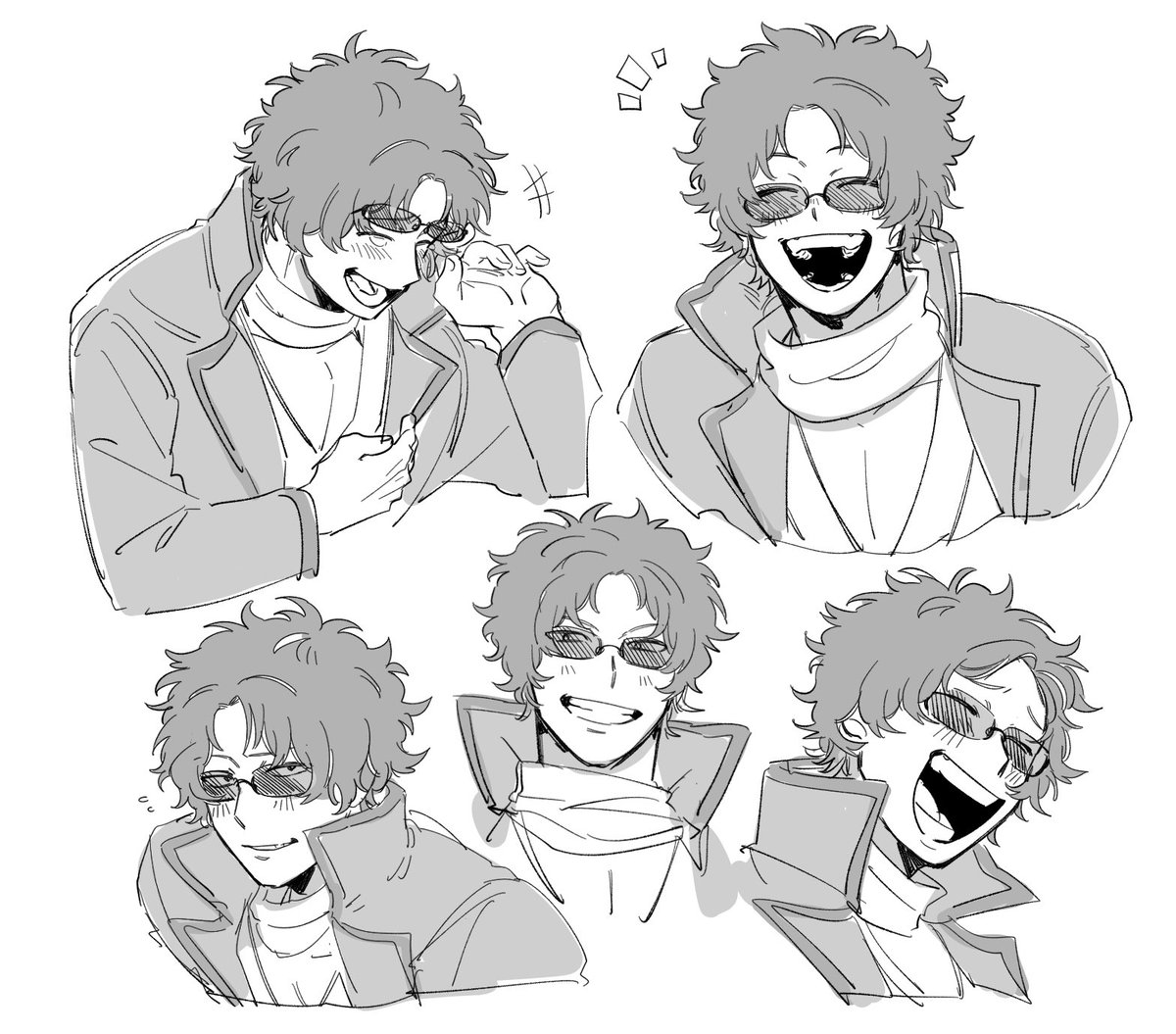 sio_megane's tweet photo. 私が好きで描いてる人には私の好きな笑顔の餌食になってもらいます。のrkgk。 https://t.co/fUquZ6FQDf