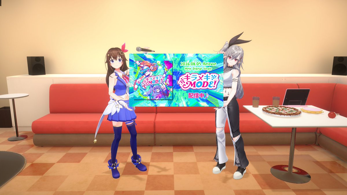 tokino_sora's tweet photo. そらリオカラオケありがとうございましたー！！楽しかった✩°｡⋆⸜(* ॑꒳ ॑* )⸝

キラメキMODE！
初披露どうだったかな(｡•ᴗ•｡)♡？
夏って感じでいいよねー！！

MV楽しみにしててね♪
#全部パーフェクト

🎀各種配信サイトはこちら🎀
https://t.co/dp4Ljq17AZ https://t.co/LiVDl3ysr8
