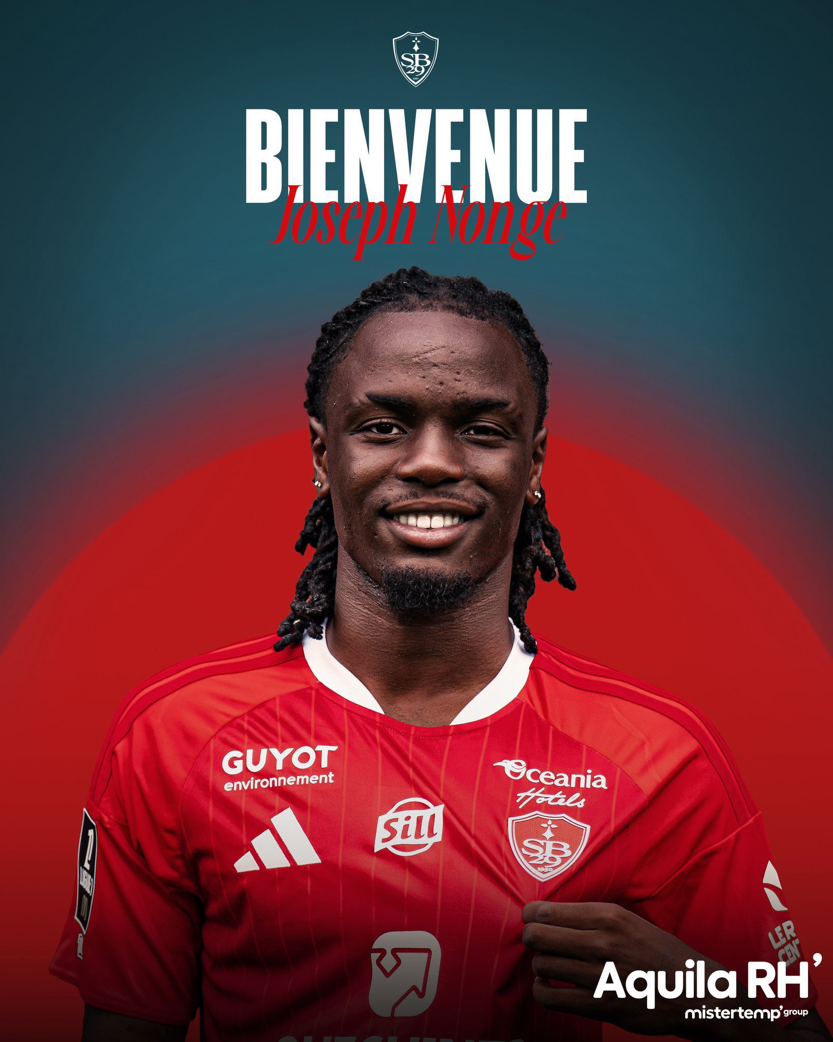 🚨 OFFICIEL ! JOSEPH NONGE 🇧🇪 S’ENGAGE AU STADE BRESTOIS ! ❤️🤍

📸 @SB29...