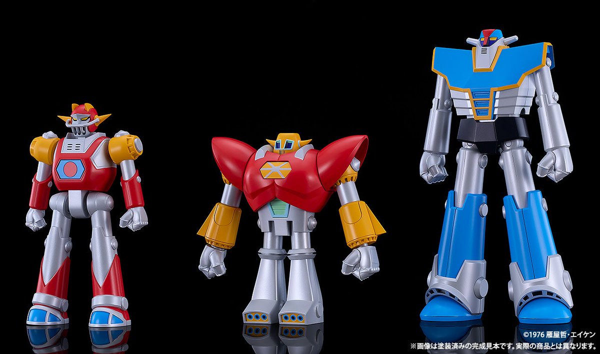 gsc_mechasmile's tweet photo. 【 #メカスマ 新商品情報！】

アニメ『#UFO戦士ダイアポロン』より
「ダイアポロン」が #MODEROID で登場！🛸

🔻ご予約はこちら
https://t.co/aECmxdbepO

3体のアポロンロボットから
#ダイアポロン への合身が再現可能💥
「ダイアポロンボール」「スペースクリアー号」が付属！

🗓️予約締切：2026年9月16日(水) 23:59

#グッスマ #プラモデル