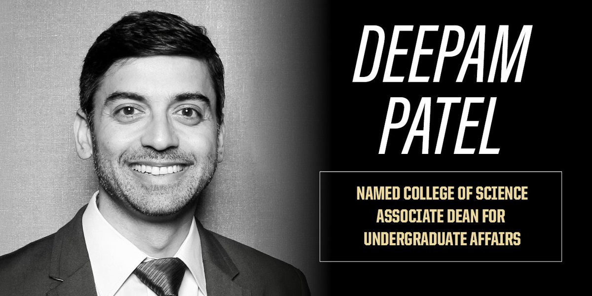Purdue_Math's tweet photo. Congrats to Deepam Patel on being named @PurdueScience Assoc. Dean for Undergraduate Affairs. He will play an important role in shaping the undergrad experience, helping to prepare the next generation of leaders, researchers, &amp; innovators. https://t.co/nMKbuIbfv3 @Purdue_Math https://t.co/qRteAs2qTA