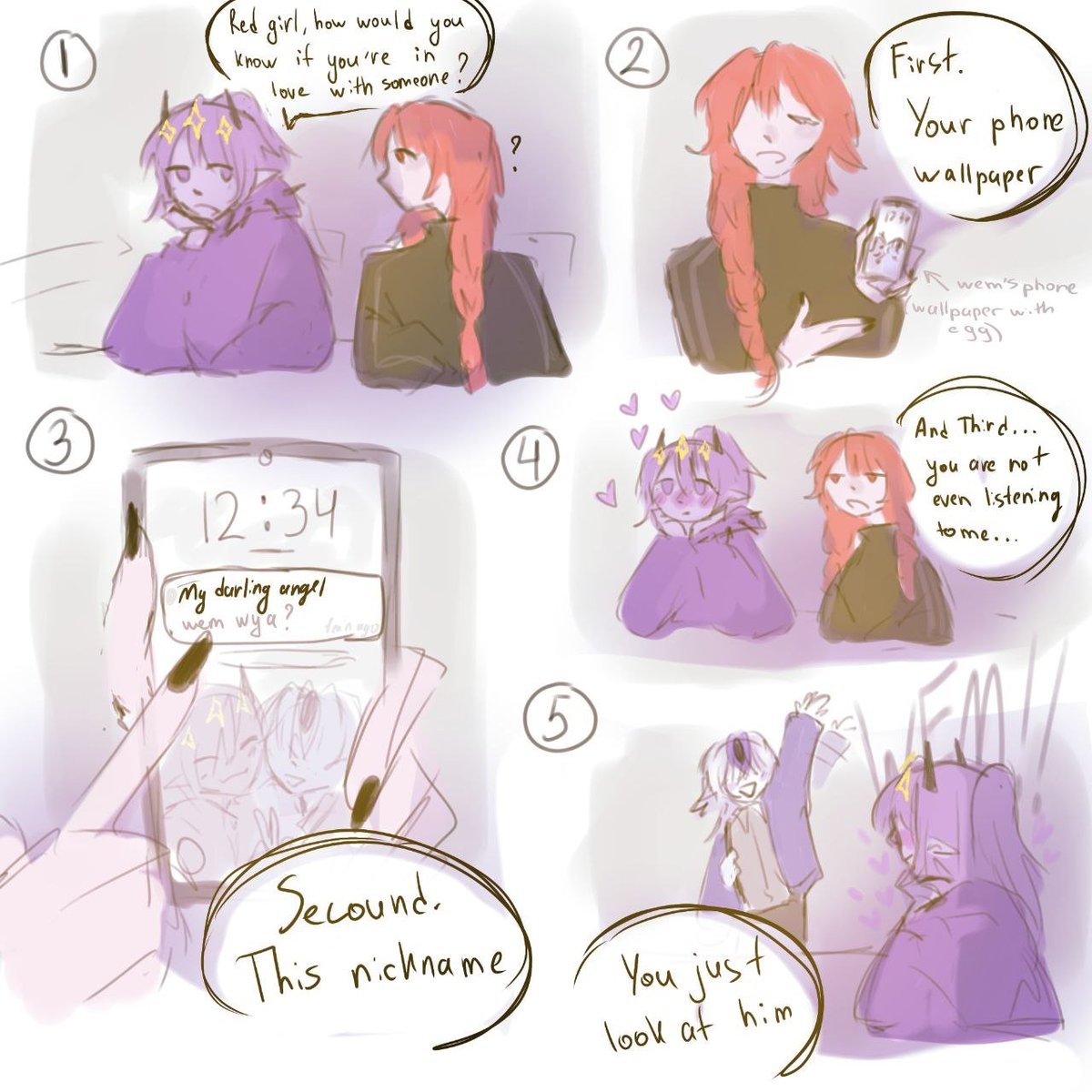 eggbum3ow's tweet photo. a little bit more high school 😈🥚
im in love with yaoi

(red girl is random I just needed some side character that will die next chapter)
#eggbu #bbtwt https://t.co/00ISclDVP2