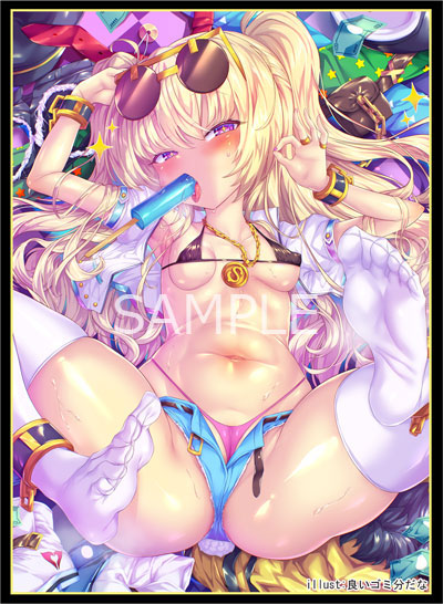 cluster_tsubasa's tweet photo. C108/Web即売会/新作発表11
バッチのスリーブとプレイマットです。

イラストレーターは 良いゴミ分だな様@11_53bundanaです。 https://t.co/VZ3LkhgMTN
