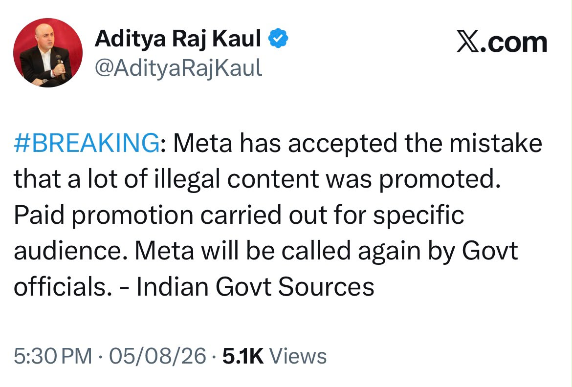 mujifren's tweet photo. BJP supporters were screaming this since starting of the CJP protest that majority content was not organic

And now Meta has accepted it publicly https://t.co/SyPeZLusQj