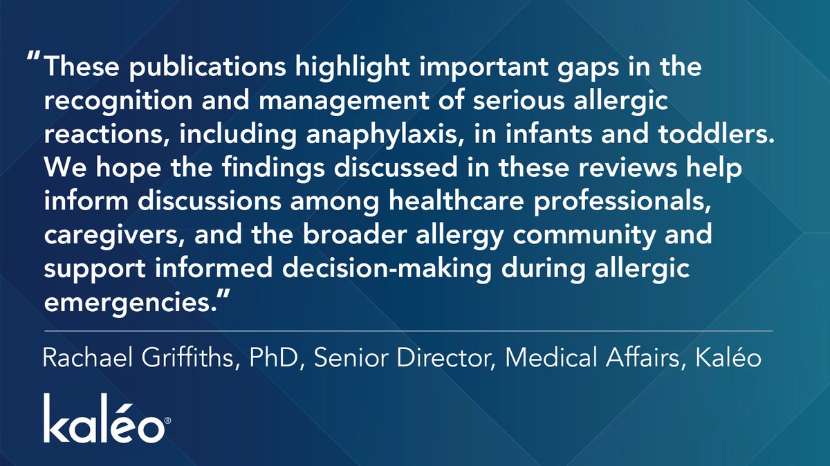 kaleo's tweet photo. Anaphylaxis can look different in 
infants and toddlers, making it harder 
to recognize and treat. Two new papers examine potential barriers to timely recognition and treatment, and explore opportunities to improve preparedness. https://t.co/SqvNYxtlBe

#FoodAllergy #Pediatrics https://t.co/BAw9HAgLUx