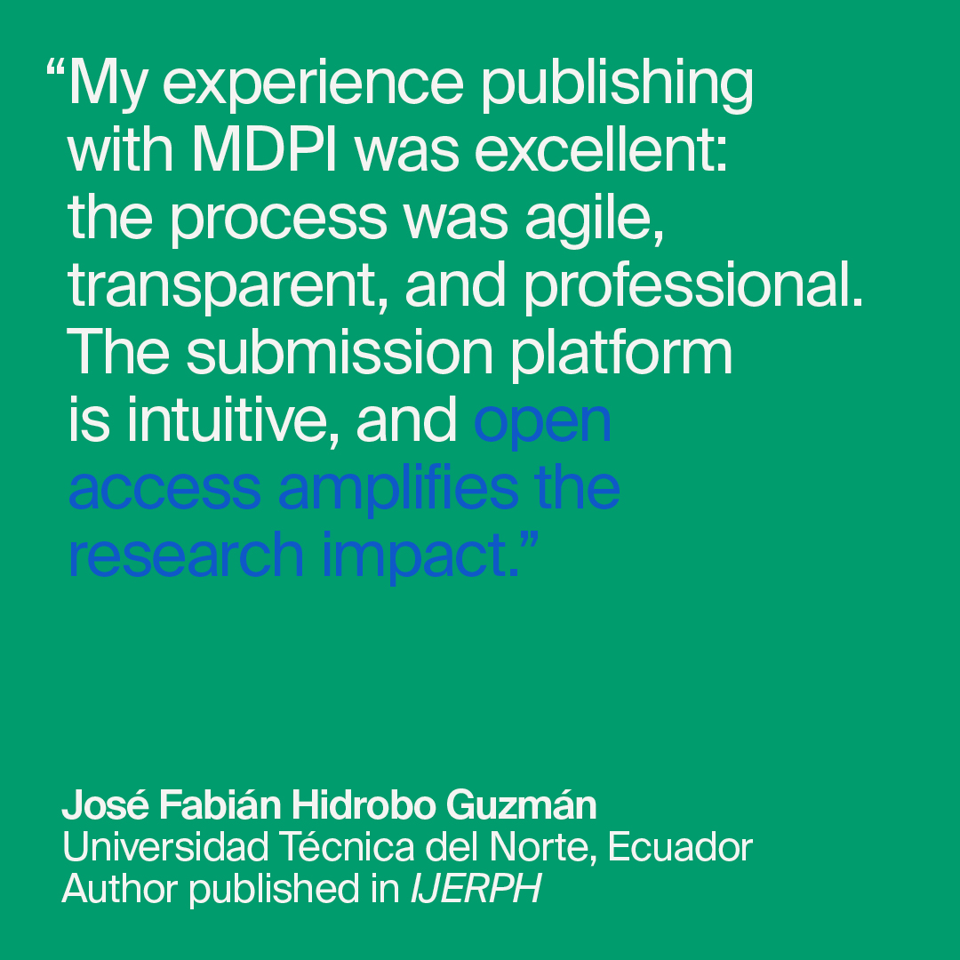 MDPIOpenAccess's tweet photo. Over 4.6 million researchers have chosen to publish with MDPI, sharing insights openly across disciplines, institutions, and geographies. 

MDPI listens to what authors have to say about their experience publishing their work with MDPI.

Learn more: https://t.co/d1iwbgopnV https://t.co/BUtepiy7iW