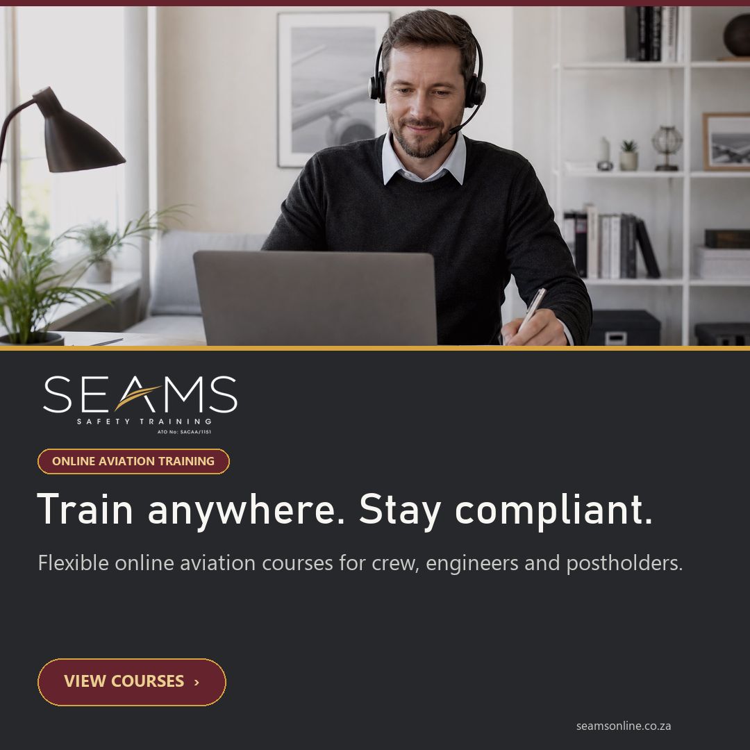 AviationAudit's tweet photo. Train anywhere. Stay compliant. Flexible online aviation courses for crew, engineers and postholders.
#OnlineAviationTraining #SEAMSTraining #AviationTraining #SACAA #AviationSafety #CRM #SMS #HoniballAviation
https://t.co/oxzF50eb9f https://t.co/m6pm4xWNUn