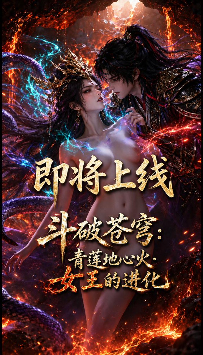 B_laire's tweet photo. 斗破苍穹成人版，什么叫AI成人漫剧，这就是 https://t.co/LygeaUaRWc