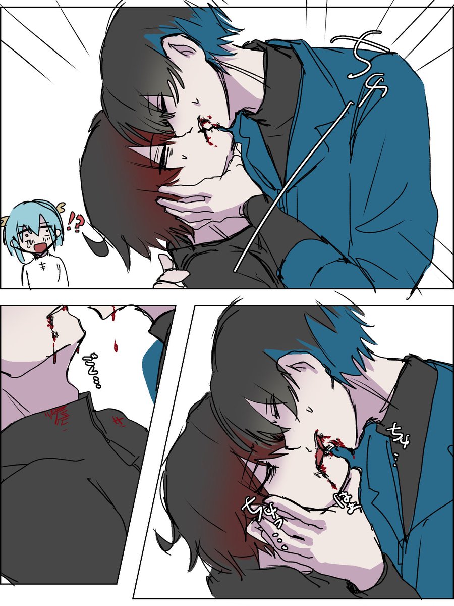 2npmj's tweet photo. 血みどろディープキスです https://t.co/AMpJQTJjRN