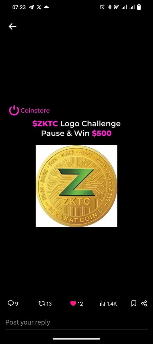 ogaeazzy's tweet photo. @CoinstoreExc @ZakatCoinInc UID: 36310276302859787

@Firstus_ 
@_UdeEbube 
@GloriousMazimus https://t.co/3TOlpUiQay
