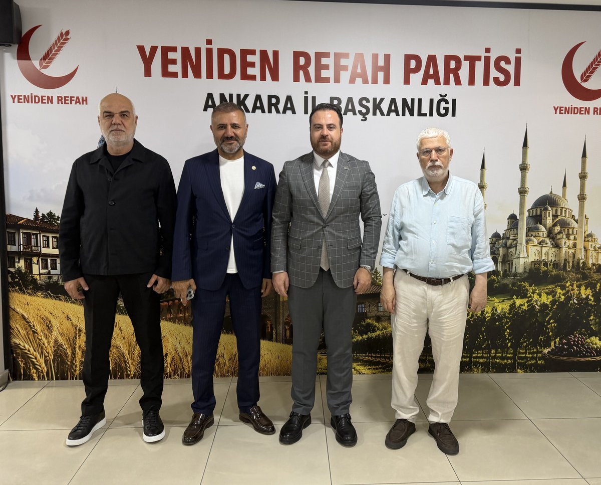 rprefahankara's tweet photo. Genel Başkan Danışmanımız Selçuk Geyveli ve AR-GE Başkan Yardımcımız Yalçın Eldoğan; İl Başkanımız Melih Güner’i ziyaret ettiler.  

Nazik ziyaretleri için kendilerine teşekkür ediyoruz. https://t.co/XOkPb33dsV