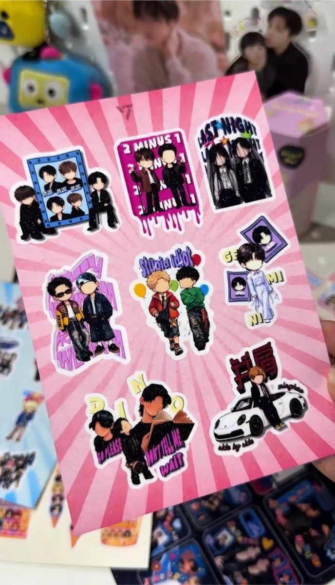 myfavfoodispija's tweet photo. WTS STIKER GEMES SEVENTEEN BY @LusterStudioid 

https://t.co/cVZnoa7cC5 https://t.co/zulqbi2DOc