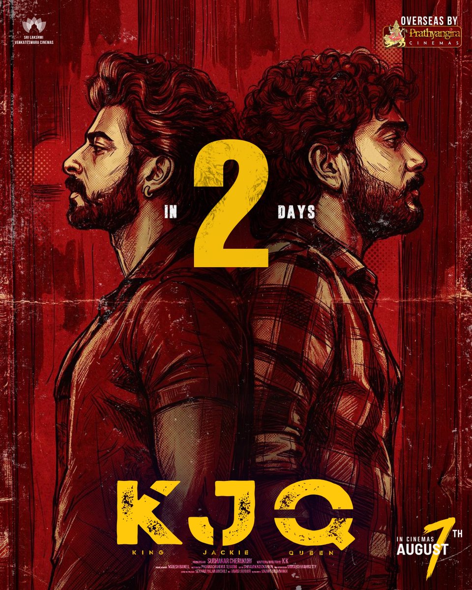 PrathyangiraUS's tweet photo. The Streets Know What's Coming 👑🔥

2 DAYS TO GO ❤️‍🔥

#KingJackieQueen In Cinemas On 07th AUGUST 💥

Overseas By @PrathyangiraUS

@Dheekshiths @ViewsOfShashi #YuktiThareja #KK @SudhakarCheruk5 @SLVCinemasOffl https://t.co/QTsRrdQZLg