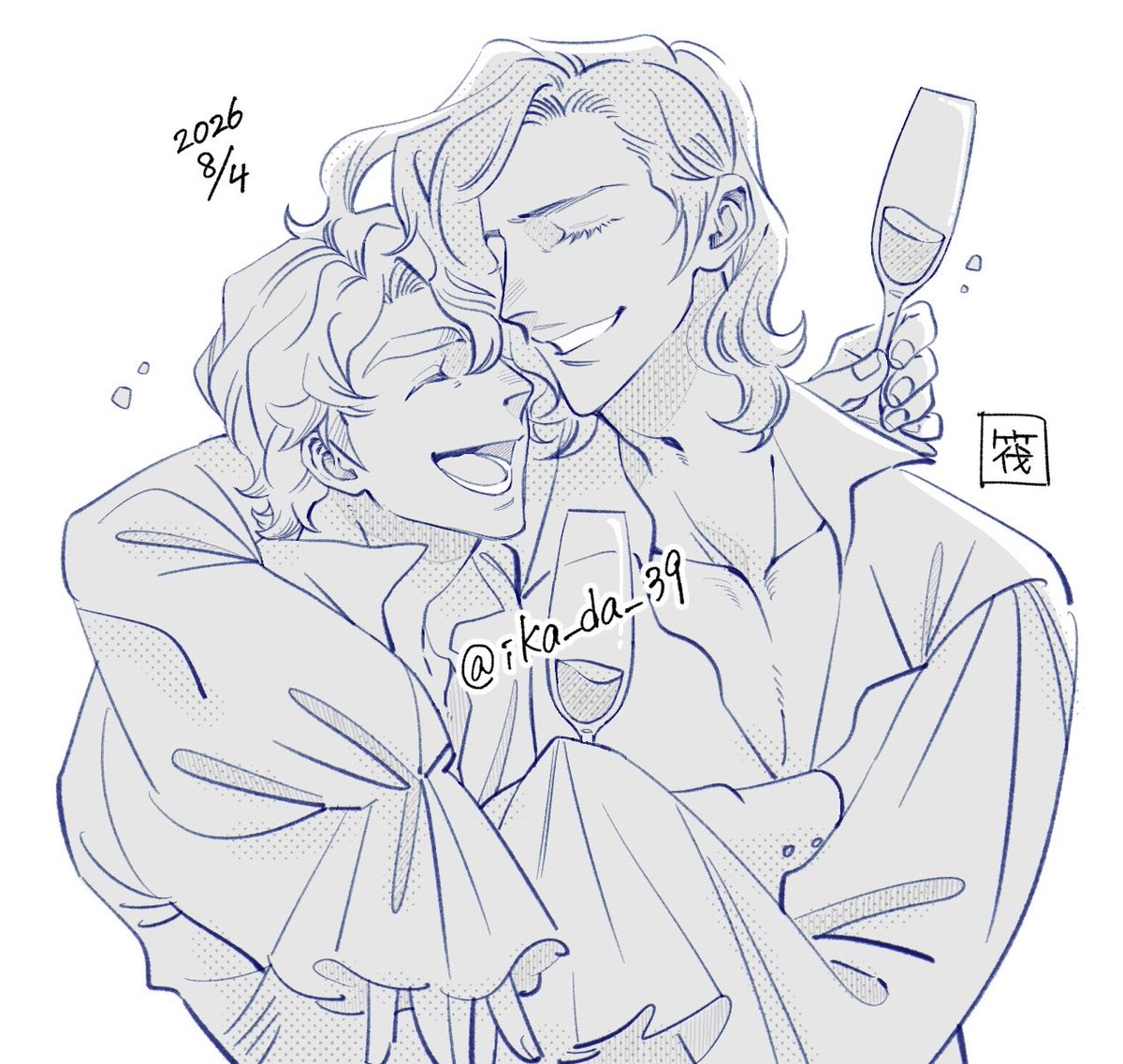 ika_da_39's tweet photo. 🦉🍷💫🍷🐺 https://t.co/xepKi6kVr5