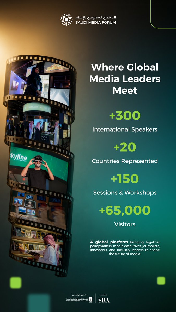 saudi_mf's tweet photo. Where conversations become collaboration and ideas shape the future of media.
📍 Riyadh | 1–3 February 2027

#SaudiMediaForum https://t.co/PexyuFCt9C