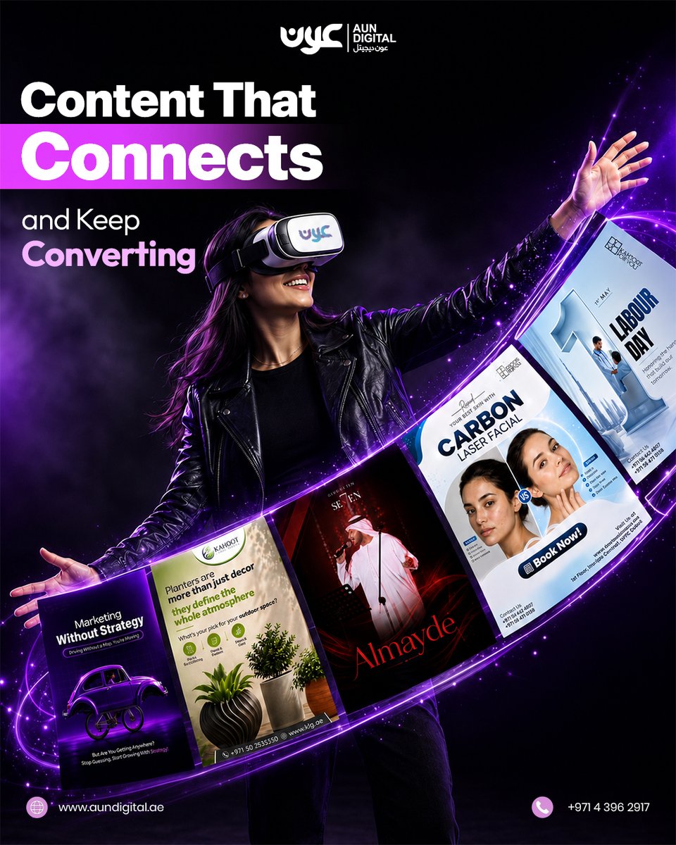 AunDigital's tweet photo. Content that connects. Results that convert.

Great content builds trust, drives engagement, and turns audiences into customers. At AUN Digital, we create strategic social media content that helps brands grow.

#AUNDigital #ContentMarketing #SocialMediaMarketing https://t.co/oBoTy6nWnE