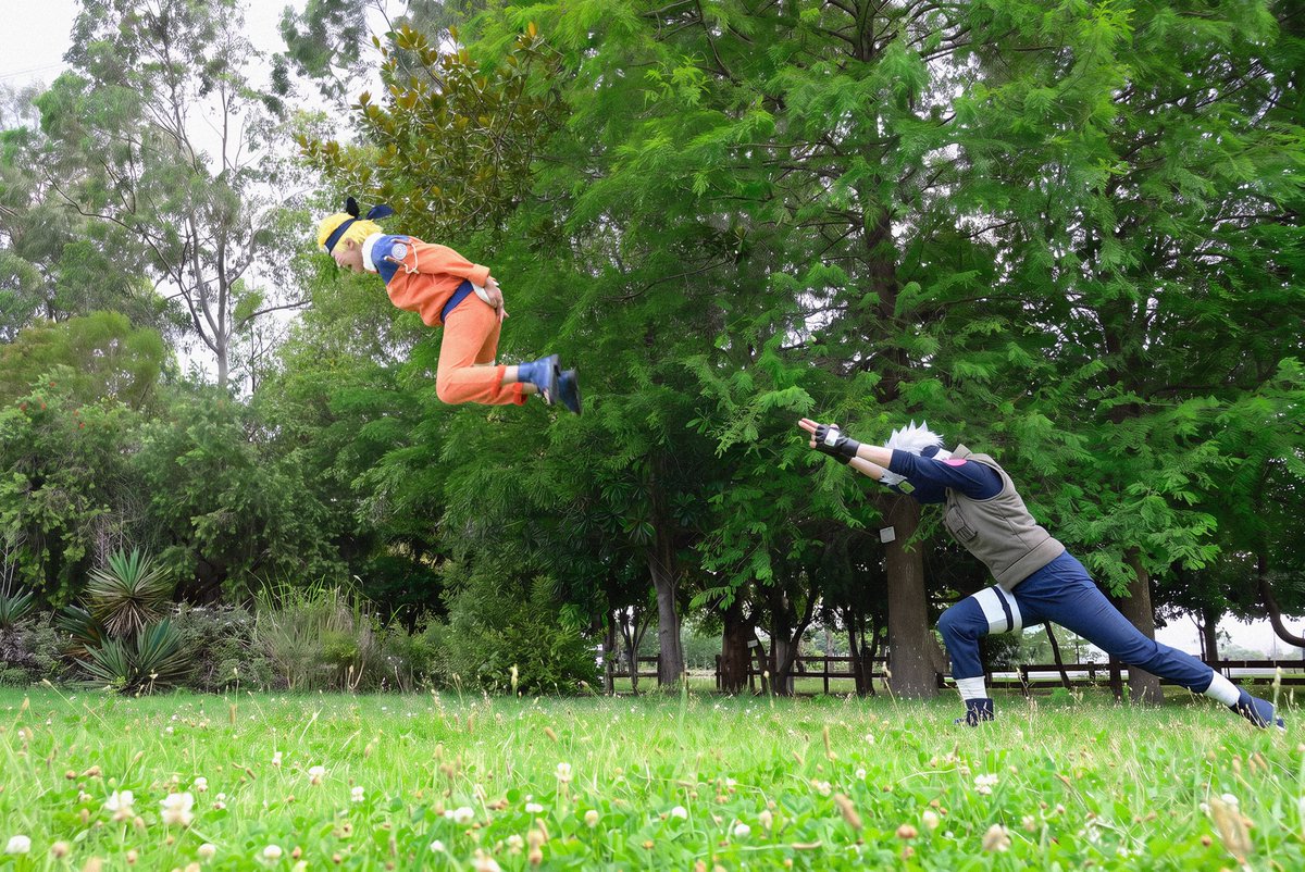 designart_18's tweet photo. ⚠️Cosplay / コスプレ
🍥NARUTO / ナルト 
🍃第七班 / Team7  
うずまきナルト× はたけカカシ

╋━━━━━━ 　 　　　
　　
　木ノ葉隠れ
　　　秘伝体術奥義!!!

　　　　千年殺し～～～っ!!
　　　　　　　　　
　　　　　　　　　━━━━━━╋
📸 @y_u_cmr

#ドタバタ第七班初任務併せ https://t.co/hpAThMQG25