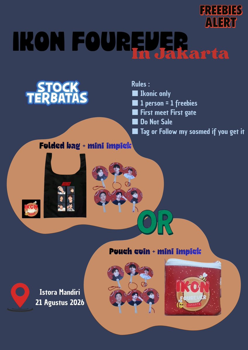 bojonecoupse's tweet photo. Halo Ikonic ❣️❣️
Freebies untuk Ikon Fourever In Jakarta
Follow the rules ya....

#ikon_fourever_in_jakarta
#ikoninjakarta https://t.co/v4xI5GkLUX