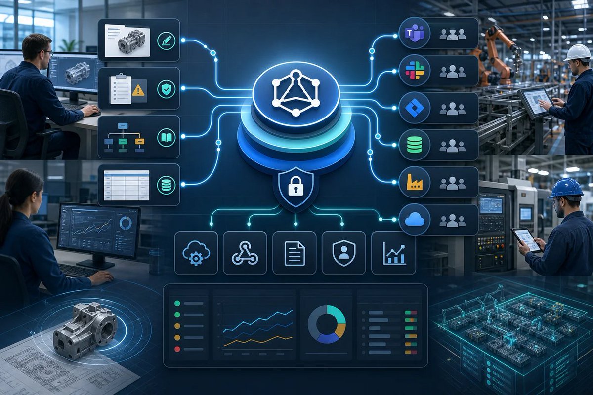 windowsforum's tweet photo. 🔗 Arena Connect turns PLM and QMS updates into actions across ERP, MES, Jira, Teams and Slack. Less integration spaghetti—though enterprise limits still want a seat at every workflow.
https://t.co/hk7aP25RL1
#MicrosoftTeams #PlmSoftware #ArenaConnect #QmsIntegration https://t.co/AycdpwV65K
