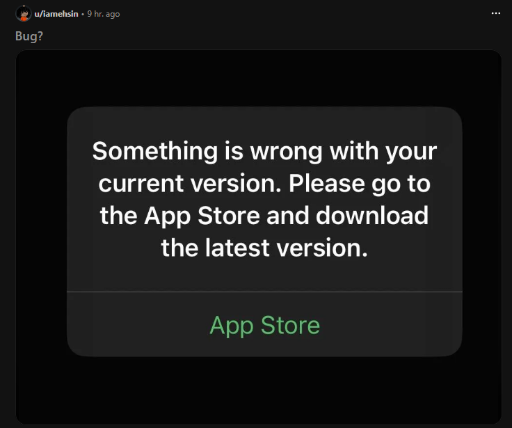 misterabbasi's tweet photo. @WhatsApp What is going on. https://t.co/Z3Q5161bWk