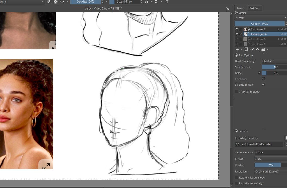 Jeiby_creation's tweet photo. Finally working on my art studies >< I don't know how I feel about the angle, it feels off, but we are learning. One face at a time 🫣

#artmoots #smallartist #artshare https://t.co/pQ3Va7TmQb