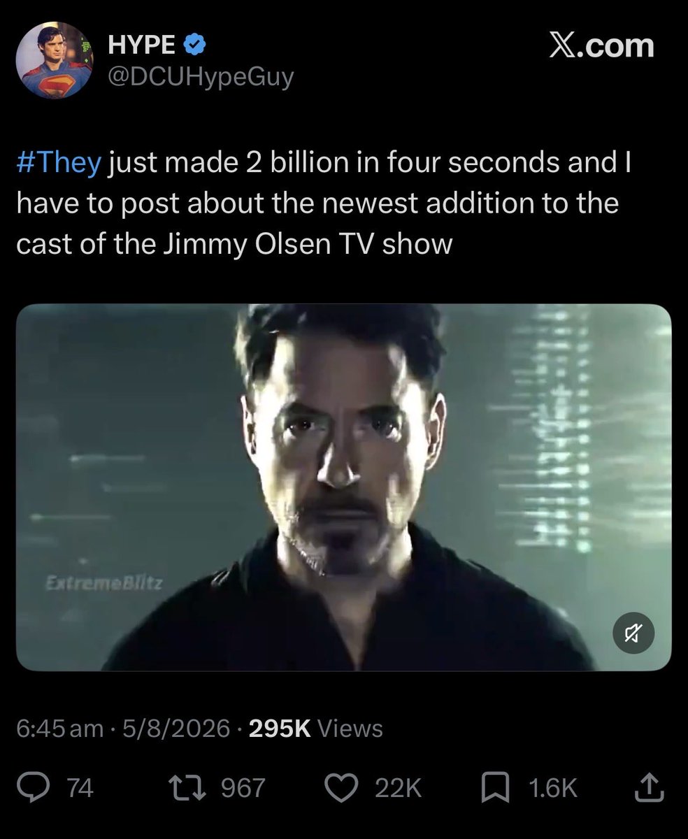 DCUBrief's tweet photo. Honestly, why would you run a DC fan account if you’re not rooting for DC? https://t.co/5lhPQmhrEi