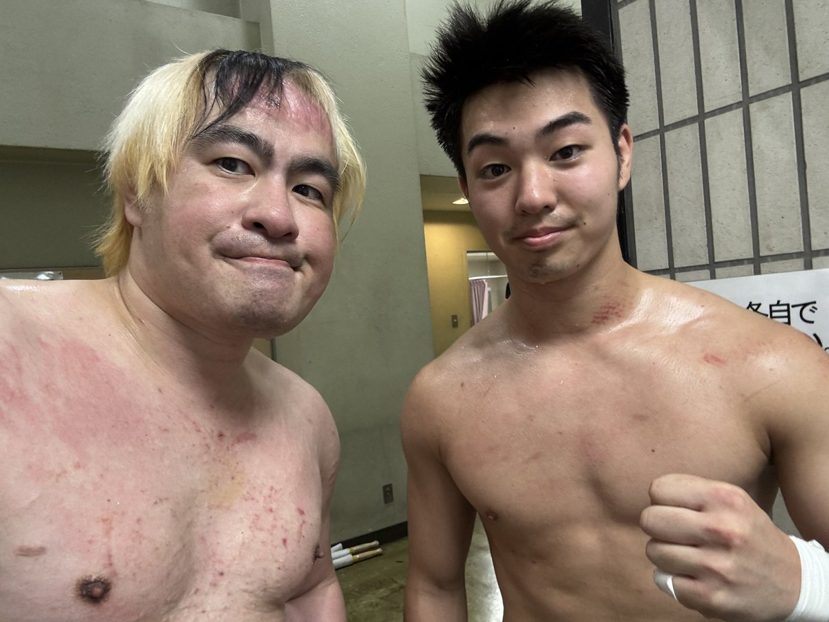 isami_777's tweet photo. #bjw #大日上野 #みちのくプロレス 良い選手だった!! https://t.co/cxJySrwhVd