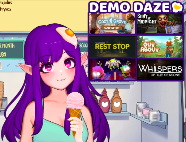 VeekayTv's tweet photo. Every Wednesday is DEMO DAZE!⭐
And today is Wednesday! Come check out these neat community suggested games!

Live now: https://t.co/HJN4gDCqU6 https://t.co/U9cxD8Ts6g