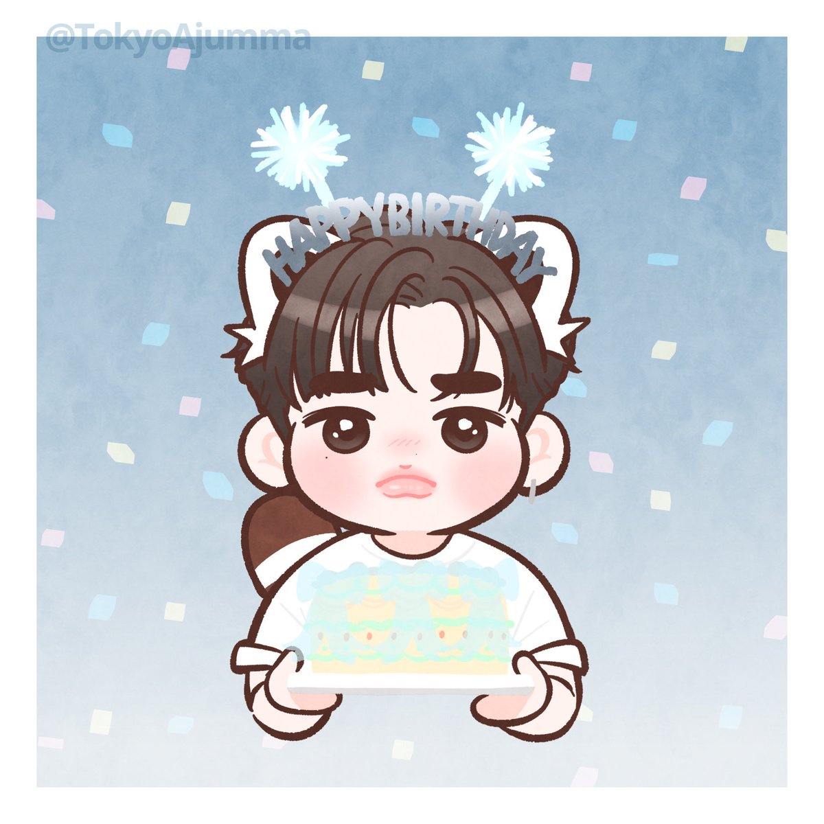 TokyoAjumma's tweet photo. 🎂
#짱구리 https://t.co/8BlnzS6fkg