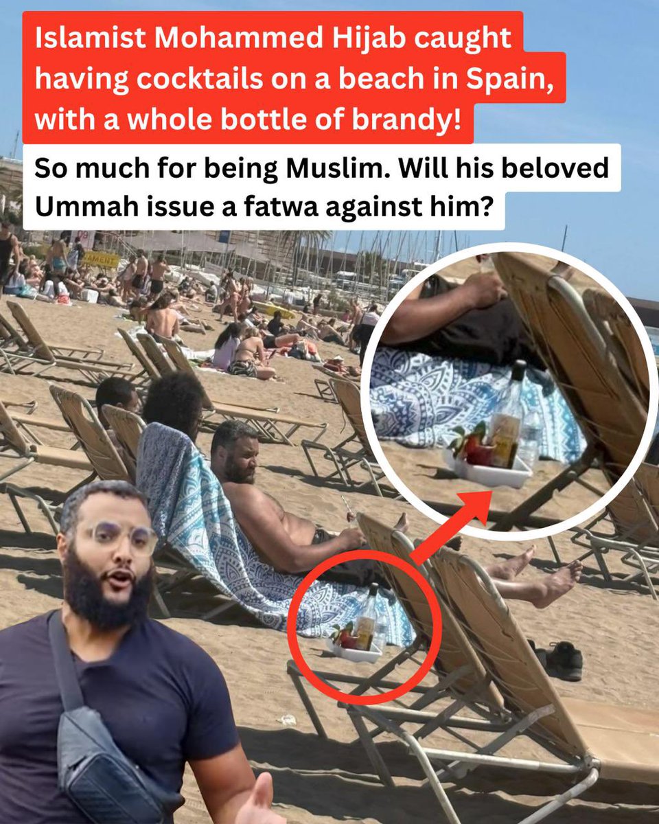 rajjybee's tweet photo. @mohammed_hijab "We refrain from decadence and alcoholism"... https://t.co/aPt8hErEss