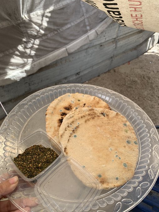 Basma130771's tweet photo. Some moldy bread and dried thyme My children ask me,Mother,what is this mold? I have no words to tell them I just cry.They eat it,and their stomachs ache with pain.We dont have money to buy food Please my brothers stand by me and help me,even with a little
https://t.co/ZEkj50LJeO https://t.co/DoPSfcv0AV