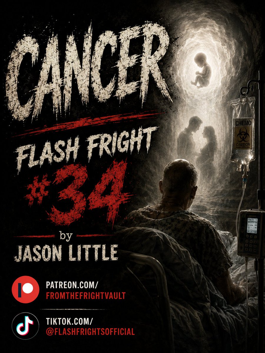 jasonlwriter's tweet photo. Cancer | Flash Fright #34 

Should you listen to your doctor?

Or move on for a chance at a better life? 

New Flash Frights every Friday.
Exclusive original horror stories only on https://t.co/LCPcwuC71W https://t.co/P5GuLTSc85
