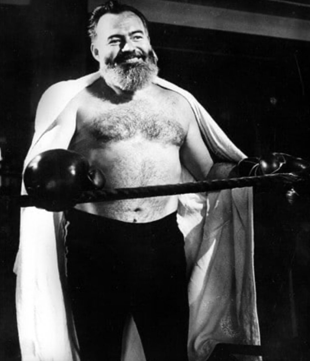 AmericanGwyn's tweet photo. “He had the eyes of an unsuccessful rapist.”—Ernest Hemingway (left) on Wyndham Lewis (right). Quoted from Hemingway’s A MOVEABLE FEAST https://t.co/7xMDXUz118