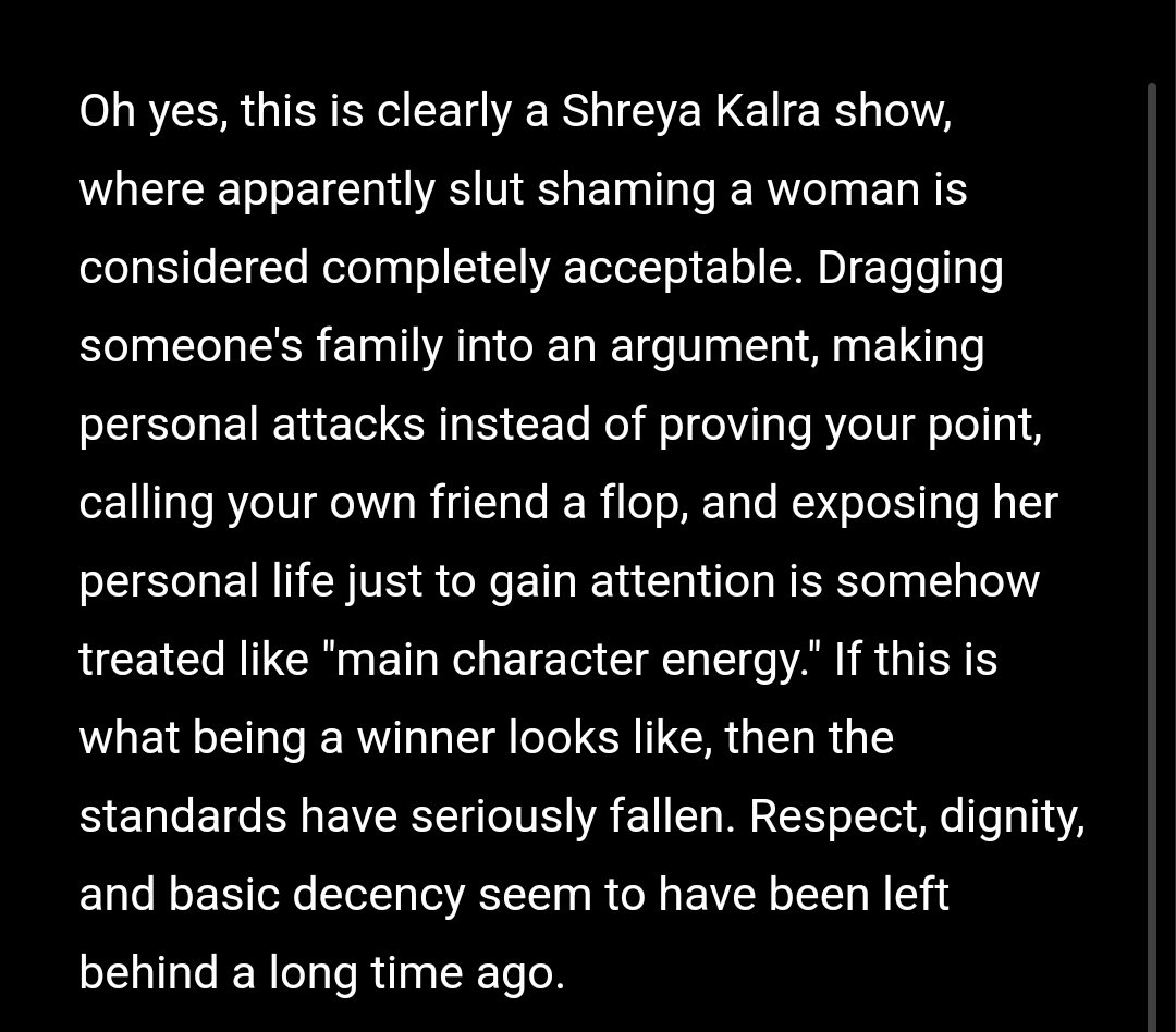 cherryraindrop_'s tweet photo. congratulations @EktaaRKapoor @NetflixIndia thanks for setting a new benchmark. now everyone knows exactly what gets rewarded on ur show. quite a standard u've created!! 🧘‍♀️

#LockUpp2 https://t.co/nOoUIif6Ga