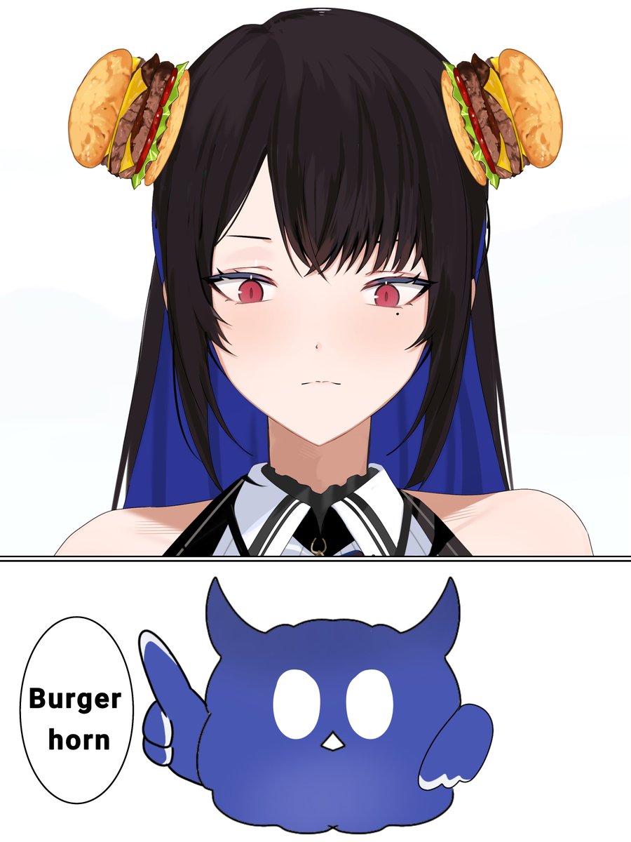 ryuki2512's tweet photo. Burger horn nerissa🍔

#RavenCrafts https://t.co/MBjsTEnL9n
